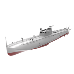 RHWS029S-A Military Model Kit Full Hull Soviet G-5 Class Motor Torpedo Boat