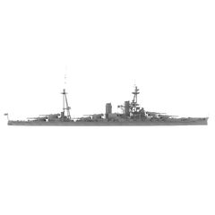 RHWS043 Military Model Kit Water Line IJN Hyuga Battleship