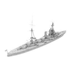 RHWS043 Military Model Kit Water Line IJN Hyuga Battleship