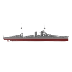 RHWS043S Military Model Kit Full Hull IJN Hyuga Battleship