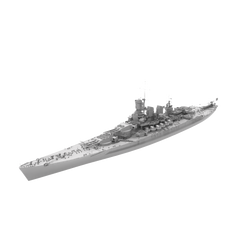 RHWS044-A Military Model Kit Water Line Italy RN Roma Battleship