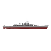 RHWS044S Military Model Kit Full Hull Italy RN Roma Battleship