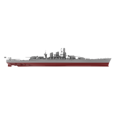 RHWS044S Military Model Kit Full Hull Italy RN Roma Battleship