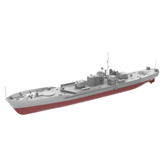 RHWS025S Military Model Kit Full Hull USSR Project 186 ARMORED GUN BOATS