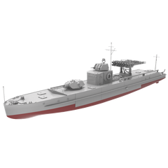 RHWS020S Military Model Kit Full Hull Soviet Project 1124 Armoured Gunboat