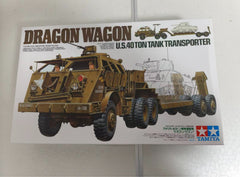 Tamiya 35230 1/35 Model U.S. 40-Ton Tank Transporter Dragon Wagon Truck-Trailer