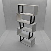 LYTP12604BL/M/S 1/12 White Open Back Bookshelf Dollhouse Miniature Mini Diorama Bedroom Furniture BJD Ornamental