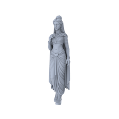 Detail view of Yao's Studio LYTR263 Ancient Beauty Hexad Resin Miniature Model 6-Figure Set, Unpainted Classical Dance Figures, DIY Painting Scene Decoration Miniatures Diorama Resin Figures Model