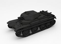 SSMODEL 1/100 BT-7 prototype Soviet light tank Resin Model Kit TSS1200153