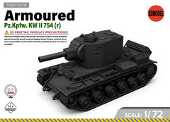 SSMODEL 1/72 Pz.Kpfw. KW II 754 (r) Tank Resin Model Kit TSS0720136