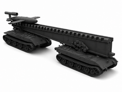 SSMODEL 1/200 V-1 auf E-100 Ausf.B German missile resin model kit TSS2000332