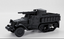 SSMODEL 1/32 1/35 1/48 1/64 WWII M3 Half-track GMC Resin Model Kit TSS0880