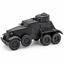 SSMODEL 1/32 1/35 1/48 1/64 WW2 Soviet BAI-M Armored Car Resin Model Kit TSS1227