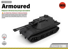 SSMODEL 1/100 Flakpanzer E-100 German heavy AA-gun resin model kitTSS1000328