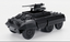 SSMODEL1/32 1/35 1/48 1/64 WW2 M20 Armored Utility Car Resin Model Kit TSS1077
