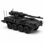 SSMODEL 1/200 M1128 Stryker US Tank Resin Model Kit TSS2000724