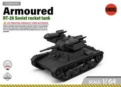 SSMODEL 1/64 RT-26 Soviet rocket tank Resin Model Kit TSS0640062