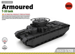 SSMODEL 1/120 T-35 Tank Resin Model Kit TSS1200044