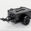 SSMODEL 1/32 1/35 1/48 1/64 Sd.Ah.51 Ammunition Trailer Resin Model Kit TSS1099