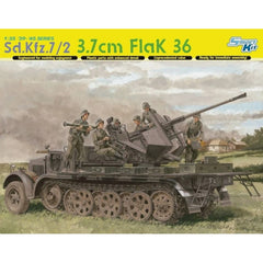 DRAGON 6541 Sd.Kfz.7/2 Half-track Anti-aircraft Vehicle with 3.7cm Flak 36