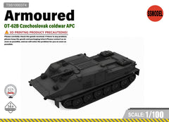 SSMODEL 1/100 OT-62B Czechoslovak Coldwar APC Tank Resin Model Kit TSS1000374