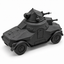 SSMODEL 1/32 1/35 1/48 1/64 Czech PA-III OA vz.27 Vehicle Resin Kit TSS1214
