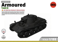 SSMODEL 1/160 Toldi III tank Resin Model Kit TSS1600197