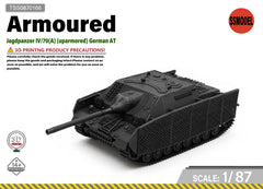 SSMODEL 1/87 Jagdpanzer IV/70(A) (uparmored) German AT-gun tank Resin Model Kit