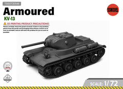 SSMODEL 1/72 KV-13 Experimental Medium AFV Armored Vehicle Model Kit TSS0720546