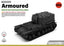 SSMODEL 1/700 KV-1 Object 212 Soviet artillery tank resin model kit TSS7000126