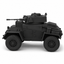 SSMODEL 1/56 Armoured Car Guy Mk.1 Mk.1A UK WW2 Resin Model Kit TSS0560766