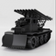 SSMODEL 1/32 1/35 1/48 1/64 Katyusha BM13 Cyberpunk Sci-Fi Resin Kit TSS1010