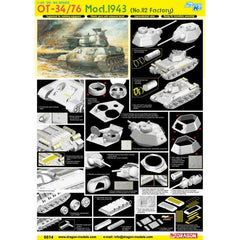 DRAGON 6614 1/35 OT-34/76 Flamethrower Tank 1943 Model (Factory 112)