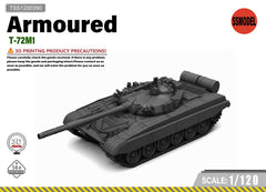 SSMODEL 1/120 T-72M1 Tank Resin Model Kit TSS1200390