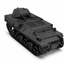 SSMODEL 1/200 Panzer I Turm auf Lorraine Schlepper f Resin Model Kit TSS2000911