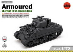 SSMODEL1/72 Sherman III UK Medium Tank Resin MODEL KIT TSS0720216