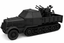 SSMODEL 1/200 Sd.Kfz.7/1 with 20mm Flakvierling 38 Resin MODEL KIT TSS2000944