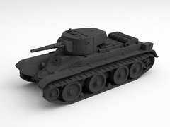 SSMODEL 1/144 BT-5 (late) Soviet light tank Resin Model Kit TSS1440099