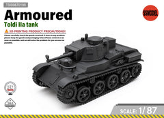 SSMODEL 1/87 Toldi IIa tank Resin Model Kit TSS0870198