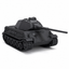 SSMODEL 1/56 Tiger II - VK 45.02 P Tank Resin Model Kit TSS0560912
