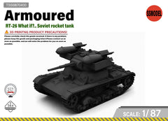 SSMODEL 1/144 RT-26 Soviet Rocket Tank Resin Model Kit TSS0870400