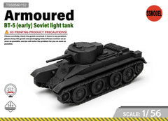 SSMODEL 1/56 BT-5 (early) Soviet light tank Resin Model Kit TSS0560152