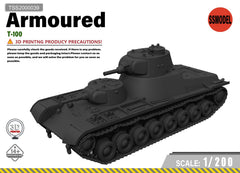 SSMODEL 1/200 T-100 Tank Resin Model Kit TSS2000039