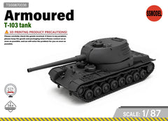 SSMODEL 1/87 T-103 Tank Resin Model Kit TSS0870038