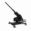 SSMODEL 1/144 Anti-Aircraft 12.8cm FlaK 40 on cross Resin MODEL KIT TSS1441445