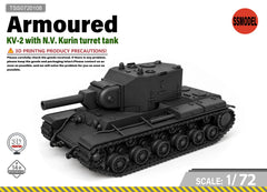 SSMODEL 1/72 KV-2 with N.V. Kurin turret Resin Model Kit TSS0720108