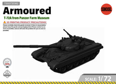 SSMODEL 1/72 T-72A from Panzer Farm Museum Tank Resin Model Kit TSS0720382