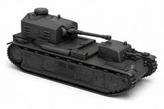 SSMODEL 1/72 Pz.Kpfw.F2 750(f)German supergeavy tank resin model kit TSS0720477