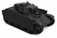 SSMODEL 1/200 Toldi IIA 42M B40 with sideskirts Tank Resin MODEL KIT TSS2000994