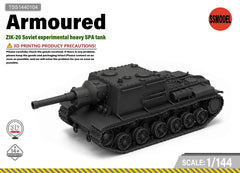 SSMODEL 1/144 ZIK-20 Experimental Heavy Concept AFV Scale Model Kit TSS1440104